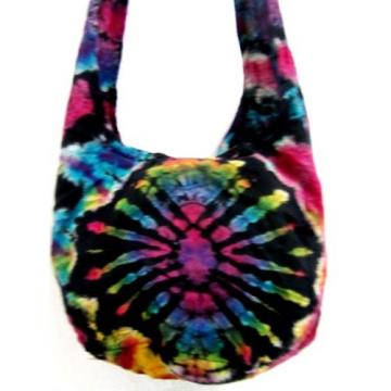 ZM 04 SHOULDER BAG SLING UNISEX HOBO TIE DYE CHIC UNIQUE PARTY TRIP SUMMER BEACH