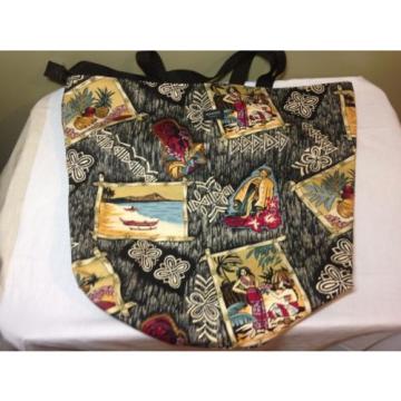 NANEA HAWAII BEACH SHOULDER BAG TOTE BEACH TIKI TROPICAL