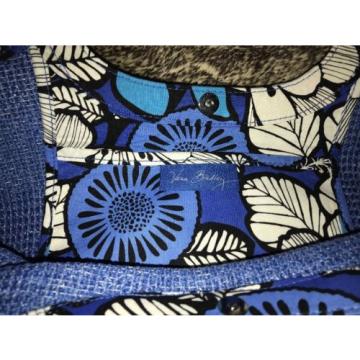 VERA BRADLEY Blue Bayou Beach Tote PURSE Bag