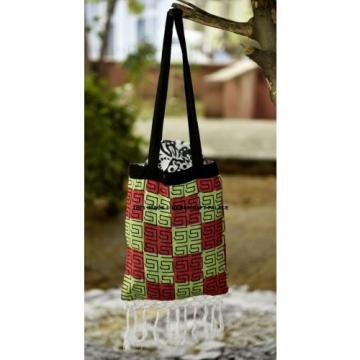 Indian Printed Bag cotton Jhola Bag For Beach Roundie Towel Beach Cover Up Bag