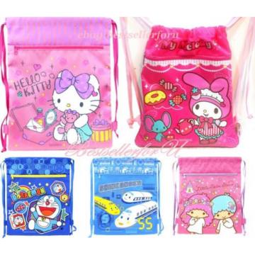 Licensed Sanrio Sack Drawstring Bag Gym Sport Casual Backpack Daypack Kid School