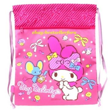 Licensed Sanrio Sack Drawstring Bag Gym Sport Casual Backpack Daypack Kid School