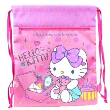 Licensed Sanrio Sack Drawstring Bag Gym Sport Casual Backpack Daypack Kid School