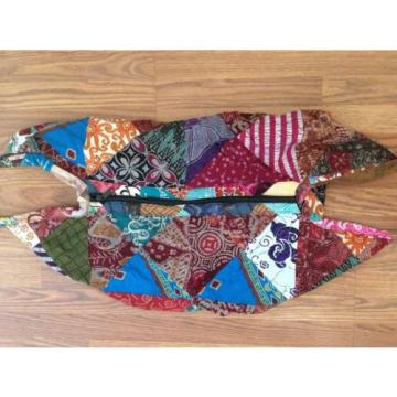 Quilt Patchwork Hippie Hobo/ Shoulder Bag Beach Travel Bag /Grocery Shopping Bag