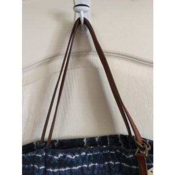 $98 LUCKY BRAND Large Portland TOTE BAG Beach Stay Sandy Blue