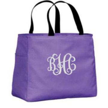 Personalized Tote Bag Dance Pool Beach Cheer Shopping Custom Embroidered Gift