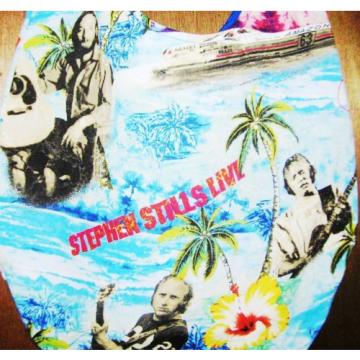 NEW Jams World Stephen Stills Shoulder Carry CSN Beach Tote Bag Dress Purse NWOT