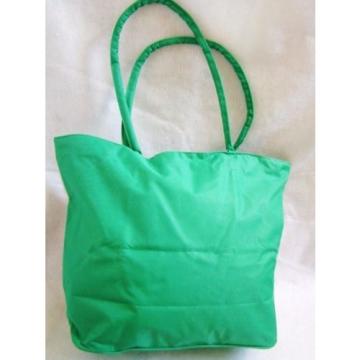 New Palms Sailboats Print Green White Yellow Green Fabric Beach Bag Lg Tote