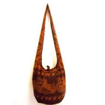 F12 BAG SLING SHOULDER CROSSBODY BEACH HOBO UNISEX SMALL PEACOCK BROWN FREE TRIP