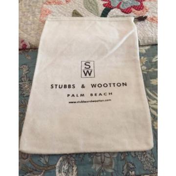 Stubbs &amp; Wootton Palm Beach Shoe Bag Travel Sleeper 9&#034; By 13&#034;