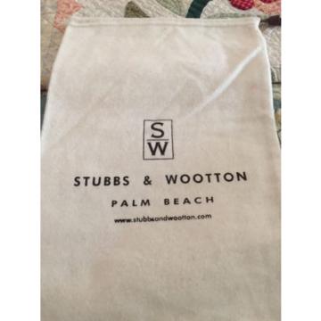 Stubbs &amp; Wootton Palm Beach Shoe Bag Travel Sleeper 9&#034; By 13&#034;