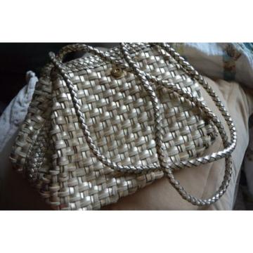 Warren Reed Gold mesh purse bag shoulder Gorgeous designer Palm Beach