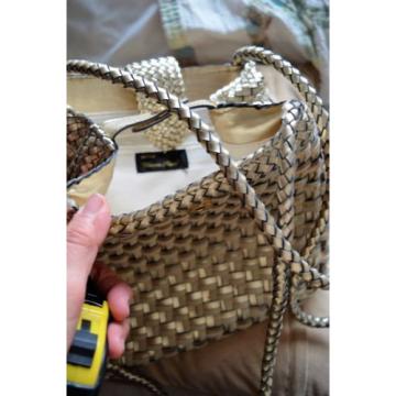 Warren Reed Gold mesh purse bag shoulder Gorgeous designer Palm Beach