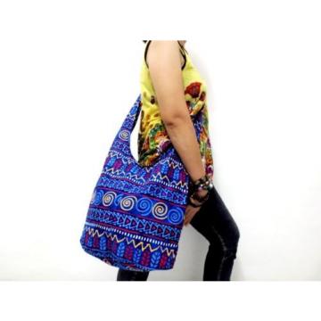 BAG SLING HOBO ADVENTURE YOGA BEACH BLUE LARGE SPIRAL VAGRANT SHOULDER TRIP TQ