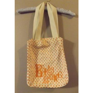 Billabong Orange Polka Dot Shoulder Bag or Beach Tote EUC