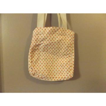 Billabong Orange Polka Dot Shoulder Bag or Beach Tote EUC