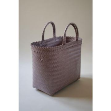 Lilac and White Handwoven Tote, Beach, Market Bag Madewell, Steven Alan