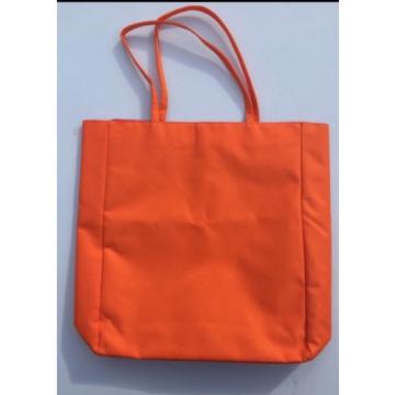 CLINIQUE BEACH TOTE BAG ORANGE &amp; PINK