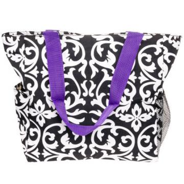 SILVERHOOKS NEW Womens Damask Traveler Beach Tote Shoulder Shopper Bag