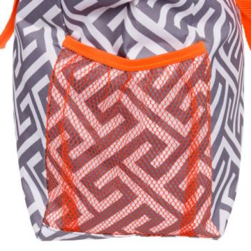 SILVERHOOKS NEW Womens Greek Key Beach Weekend Shopper Tote Bag