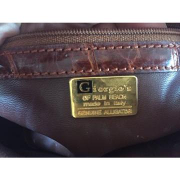 Georgio&#039;s of Palm Beach Genuine Crocodile Bag