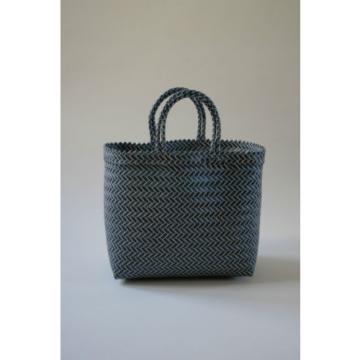 Blue and White Handwoven Tote, Beach Tote, Market Bag, Steven Alan, Madewell