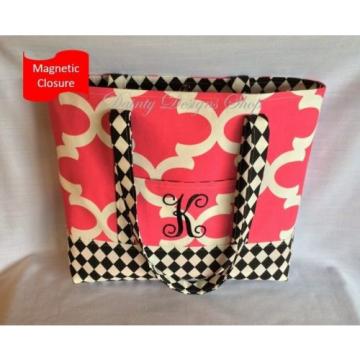 Custom Hand-Made Large Beach Bag with FREE MONOGRAM - You Select Material