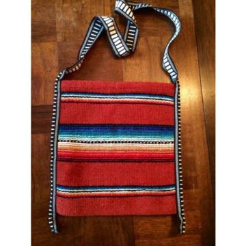 FaLSa BLaNkeT HaNdBag PuRsE BaG BeaCH BaJA HiPPiE NeW STRiPeD SiZe 12&#034; WeSteRn