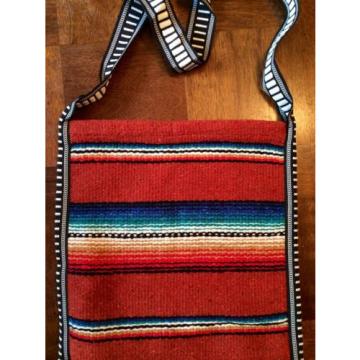 FaLSa BLaNkeT HaNdBag PuRsE BaG BeaCH BaJA HiPPiE NeW STRiPeD SiZe 12&#034; WeSteRn