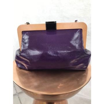 Kate Spade New York Zuma Beach Marta Purple Patent Leather Bag Purse Large