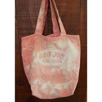 Ron Jon Surf Shop Beach Bag Pink &amp; White Custom Bleached Sun Dyed One of  a Kind