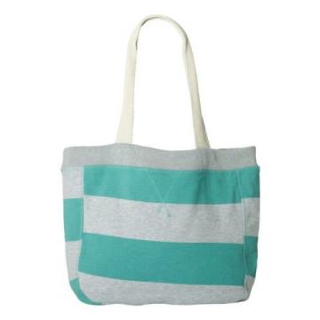 WEATHERPROOF NEW Pro Weave Striped Beach Comber Lined Tote Bag Swim Picnic 3394