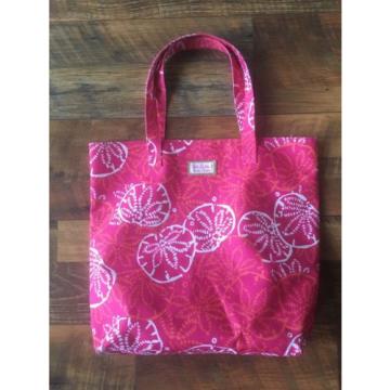 Lilly Pulitzer For Estee Lauder Pink Sand Dollar Print Beach Bag Tote (AE)