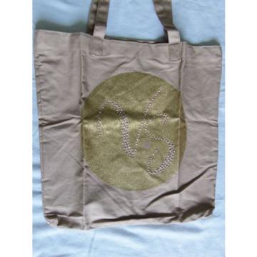 Victoria&#039;s Secret Beach Bag, New, Cotton/Canvas, Gold-Colored Decorations