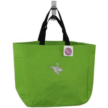 Dolphins Tote Bag Beach Holiday Vacation Monogram Get Stone, Blue or Lime Now!