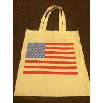 2 WildFox Couture classic heart canvas Beach American Flag Reusable tote bags