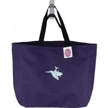 Tropical Dolphins Bag Purple Essential Tote Beach Vacation Cruise Ship Monogram