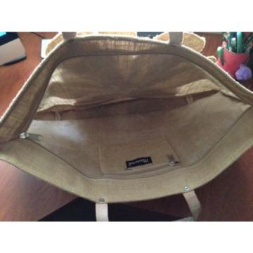 MURVAL LARGE TOTE BEACH BAG TAN