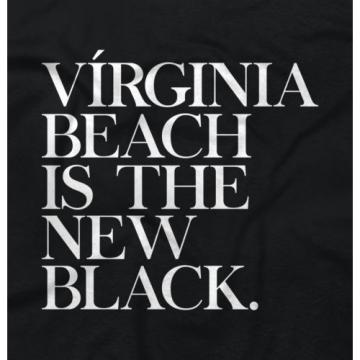 Virginia Beach, VA Is The New Black Funny Humorous Gift Ideas Cotton Tote Bag