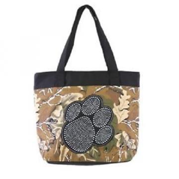 BLK beach PET RESCUE DOG CAT PAW CAMO TOTE PURSE TRAVEL BAG GROOMER kit CARRIER