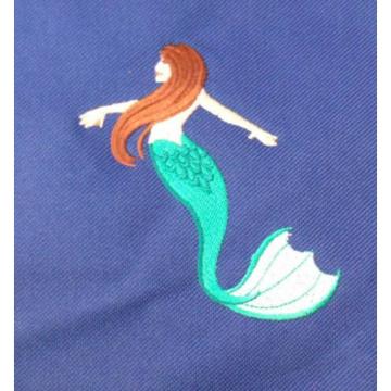 Tropical Mermaid Tote Bag Beach Aquatic Water Ocean Monogram Get Blue Orange Now