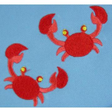 Beach Crabs Tote Baby Water Crustaceans Monogram Bright Blue Bag Beach Vacation