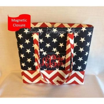 Holiday Hand-Made Large Beach Bag with FREE MONOGRAM - You Select Monogram Color