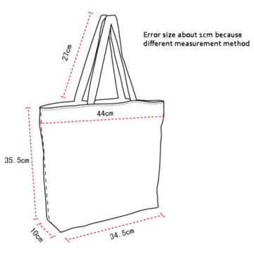 Sexy Travel Shopping Tote Beach Shoulder Carry Hobo Bag Women Handbag Washable