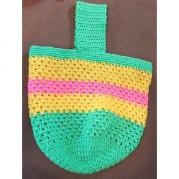 Large Crochet Market Bag/Beach Bag/Basket/Tote/Purse - New -Handmade-Multi-color