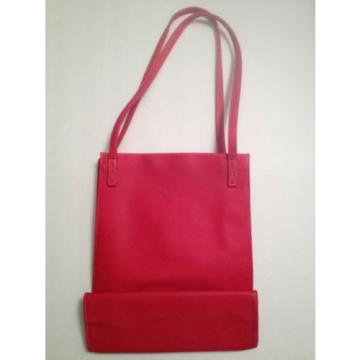 Lot 1 Estee Lauder Red Plastic Tote Bag Women&#039;s Ladies beach pool summer handbag