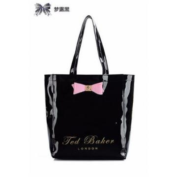 Floral Print Woman Handbag Jelly Clear Transparent Beach Shoulder Bag Tote Purse