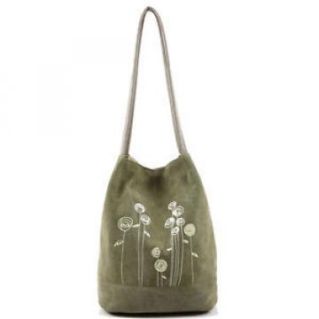 Shoulder Handbag Female Canvas Tote Bag Floral Print Beach Bags