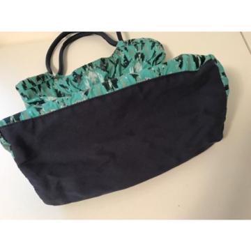 Women Shoulder Bag Handbag Purse Beach Tote Blue Animal Print