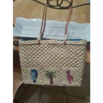 Straw Beach Shoulder Tote / Bag